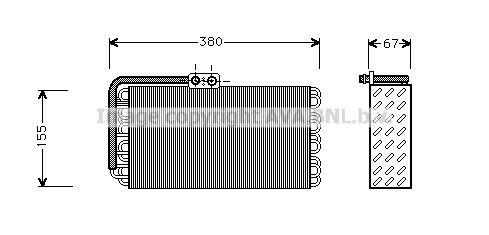 AVA QUALITY COOLING Höyrystin, ilmastointilaite PRV027